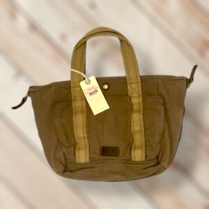 Rare Deus Ex Machina Green Canvas Tool Tote Bag